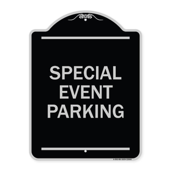 Special Event Parking Heavy-Gauge Aluminum Architectural Sign, 24" x 18", BS-1824-22880